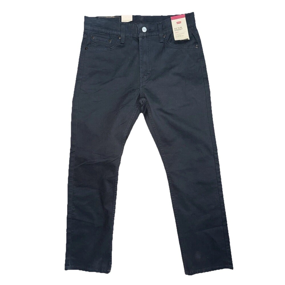 NWT Levi’s Mens 30x30 513 Slim Straight Leg Jeans Stretch Gray Twill